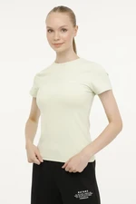 Lumberjack W-CT129 BASIC C NECK T-SH PASTEL GREEN Woman Sleeve T-Sh