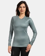 Women's functional long-sleeved T-shirt Kilpi SPOLETO-W KHAKI