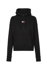 Tommy Jeans Sweatshirt - TJW TOMMY CENTER BADGE HOODIE black