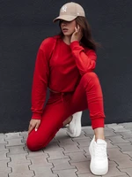 Women's classic sweatshirt CASUALVIBE red Dstreet