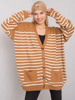 Camel sweater with buttons