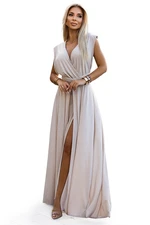 Elegant long dress tied in many ways Numoco