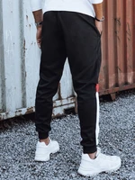 Men's sweatpants with cuff black Dstreet