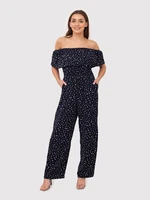 AX Paris Woman's Jumpsuit PA592 Navy Blue