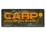 4anglersdesign samolepka 73 carp angler on board