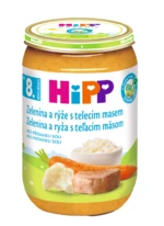 HIPP BIO Zelenina a ryža s teľacím mäsom 220 g