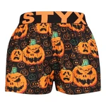 Dětské trenky Styx art sportovní guma Halloween dýně