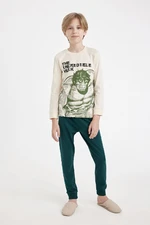 DEFACTO Oversized Marvel Long Sleeve Pajama Set