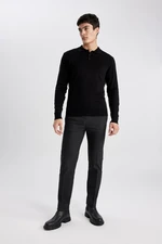 DEFACTO Jogger Straight Leg Wool Look Trousers