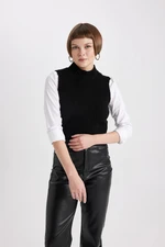 DEFACTO Turtleneck Thessaloniki Fabric Sweater