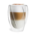 Zestaw 2 szklanek z podwójną ścianką Vialli Design Latte, 300 ml