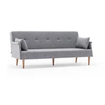 Szara sofa rozkładana Balcab Home Julia