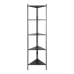 Czarny metalowy regał 58,5x200 cm Display – Light & Living