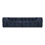 Niebieska aksamitna sofa Windsor & Co Sofas Vesta, 280 cm