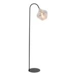 Czarna lampa stojąca (wysokość 160 cm) Rakel – Light & Living