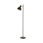 Czarna lampa stojąca (wysokość 155 cm) Reno – Candellux Lighting