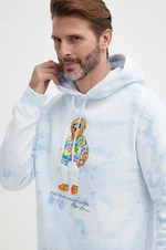 Mikina Polo Ralph Lauren pánská, s kapucí, vzorovaná, 710934698