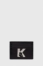 Pouzdro na karty Karl Lagerfeld Jeans černá barva