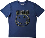 Nirvana Tričko Inverse Smiley Blue S