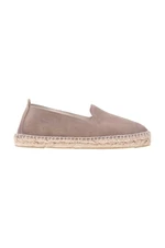 Semišové espadrilky Manebi Flat Espadrilles hnědá barva, W 1.9 N0