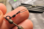 Korda obratlík s krúžkom kwik change swivel-veľkosť 8