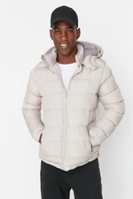 Trendyol Stone Regular Fit Wind-Resistant Puffer Winter Coat