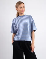 Carhartt WIP W' S/S Bryna T-Shirt Bryna Stripe, Charm Blue/White L