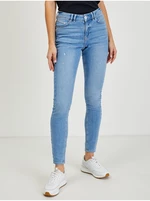 Light blue women's skinny fit jeans ORSAY