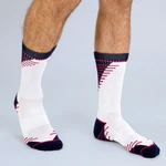 DIM SPORT CREW SOCKS MEDIUM IMPACT 2x - Men's sports socks - white - red - blue