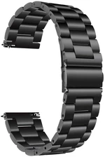 4wrist Oceľový remienok – Čierny 20 mm