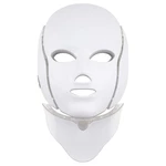 Palsar 7 Ošetřující LED maska na obličej a krk bílá (LED Mask + Neck 7 Colors White)