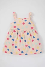 DEFACTO Baby Girl Patterned Strap Dress