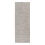 Beżowy chodnik z mieszanki wełny tkany ręcznie 80x200 cm Pradesh Linen White – Elle Decoration