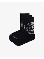 Ponožky - Diesel SKMRAYTHREEPACK Socks 3pack čierne