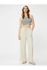 Koton Palazzo Pants with Tie Waist