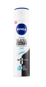 Nivea Black & White Invisible Pure antiperspirant ve spreji pro ženy 150 ml