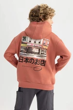 DEFACTO Oversize Fit Hooded Sweatshirt