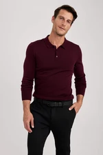 DEFACTO Slim Fit Polo Collar Pullover