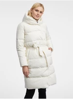 Women's cream down coat ORSAY