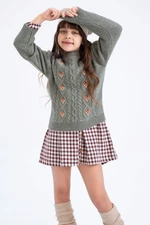 DEFACTO Girl Regular Fit Crew Neck Pullover