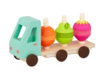 B-TOYS Nákladiak drevený Stack & Roll Fruit Truck