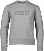 POC Crew Jr Grey Melange 130 Sudadera con capucha para exteriores