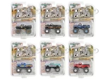 "Kings of Crunch" Set of 6 Monster Trucks Series 14 1/64 Diecast Model Trucks by Greenlight