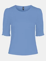 Pieces Tenley Blue T-Shirt - Women