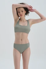 Dagi Khaki Bralette Bikini Top