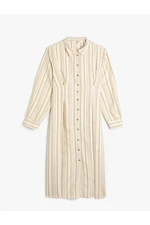 Koton Shirt Dress Long Sleeved Linen Blend