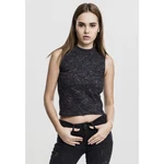 Women's space top blk/wht