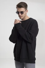 Oversized Open Edge Crew Black