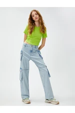 Koton High Waist Cargo Jeans - Bianca Jeans