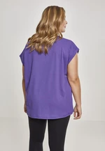 Women's ultraviolet T-shirt with extended shoulder